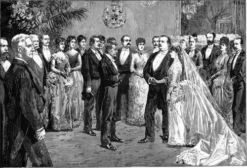 "The President's Wedding" from Harper's Weekly, June 2, 1886